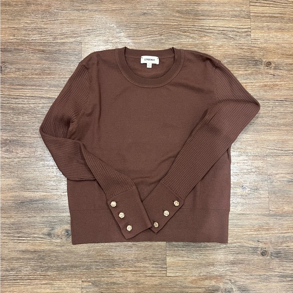 L'agence Brown Women’s  Sweater - Picture 3 of 4